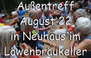 Bericht und Bilder AuÃŸentreff Neuhaus August 22
