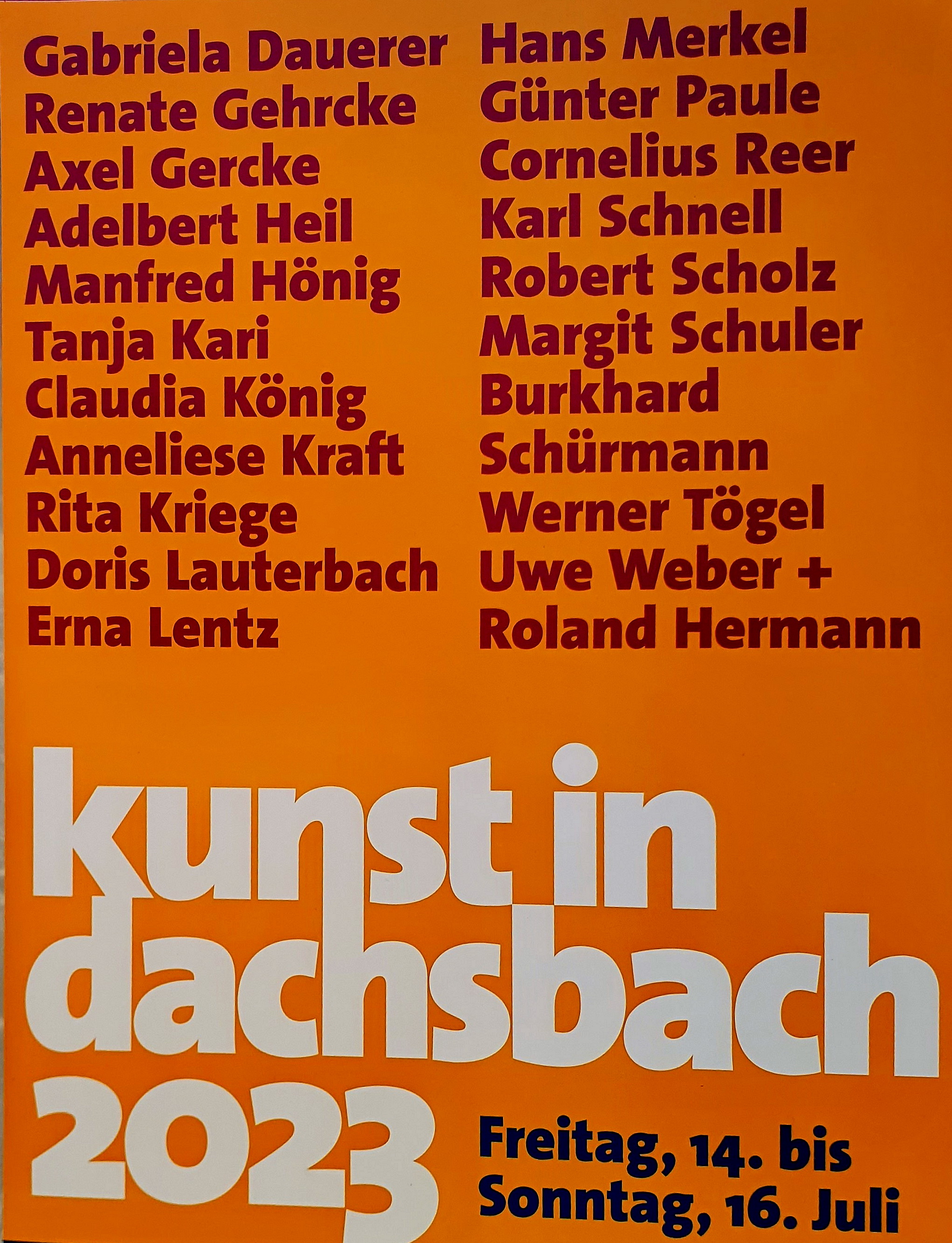 Programm Dachsbach