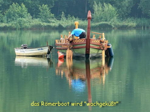 03 Querbeet mit dem Römerboot auf dem Dechsendorfer Weiher 
