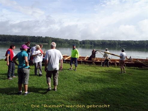 10 Querbeet mit dem Römerboot auf dem Dechsendorfer Weiher 