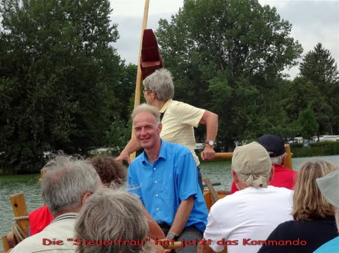36 Querbeet mit dem Römerboot auf dem Dechsendorfer Weiher 
