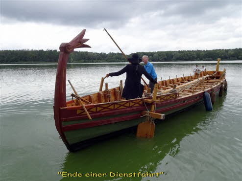 63 Querbeet mit dem Römerboot auf dem Dechsendorfer Weiher 